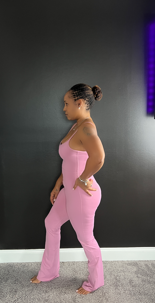 LG Sculpted Motion Flare Jumpsuit