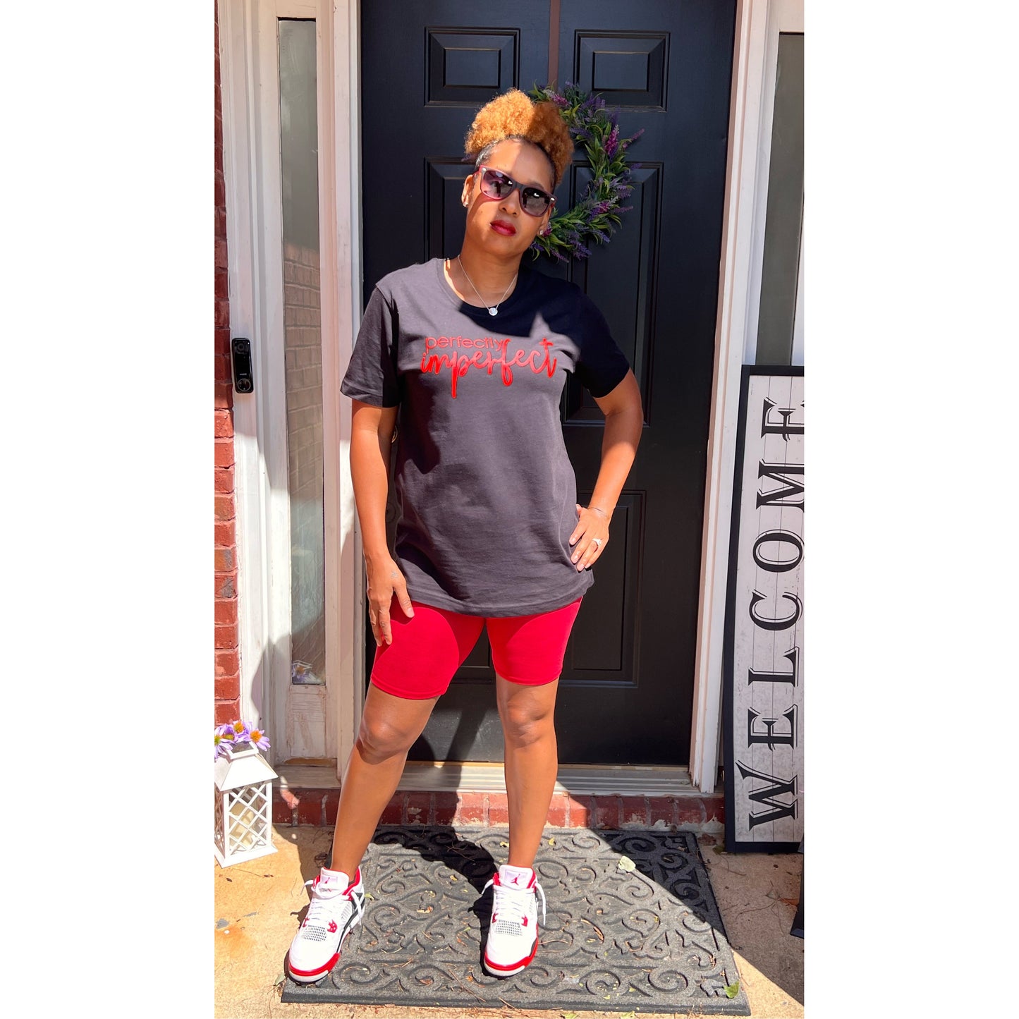 Black Perfectly Imperfect short sleeve TShirt