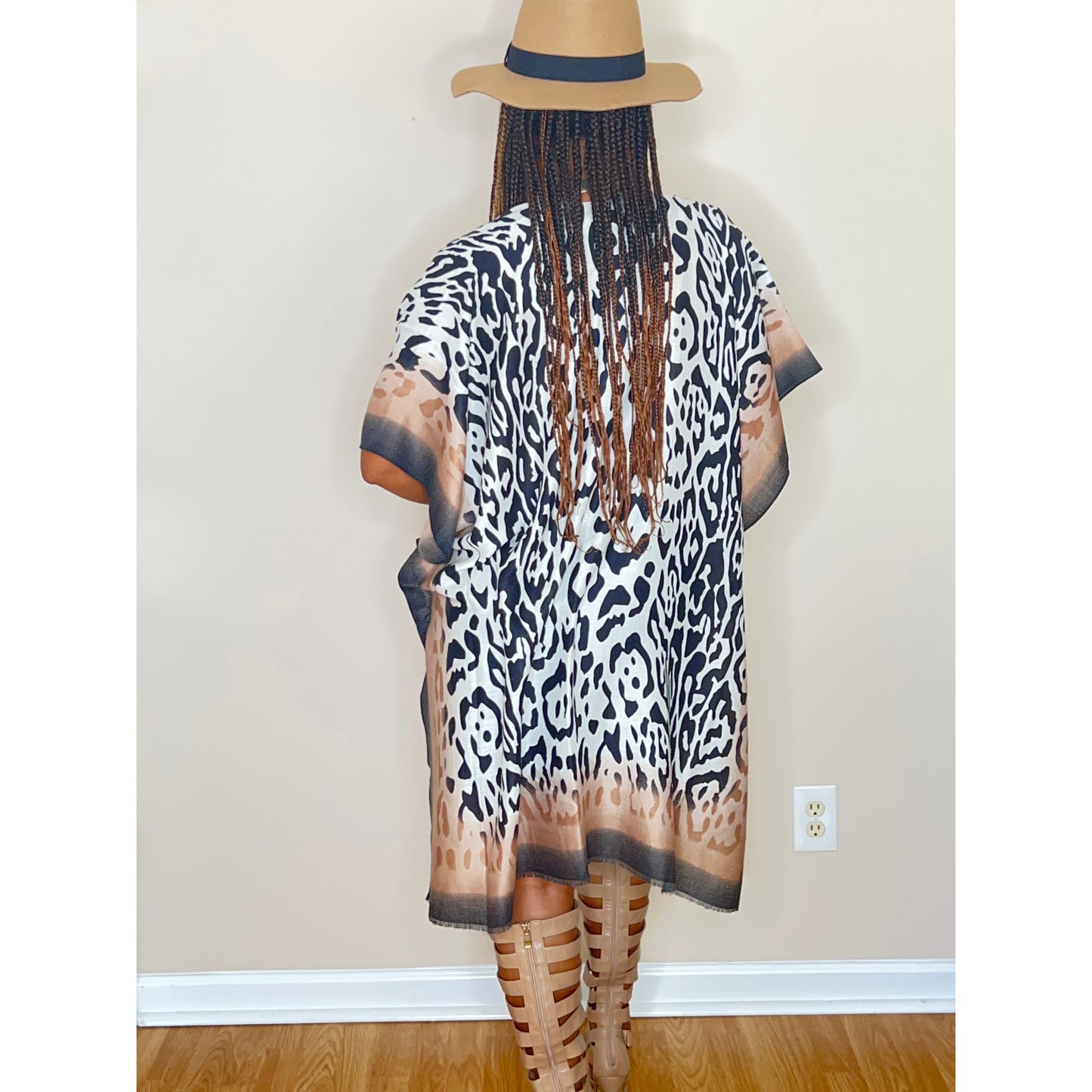 Leopard Print Kimono