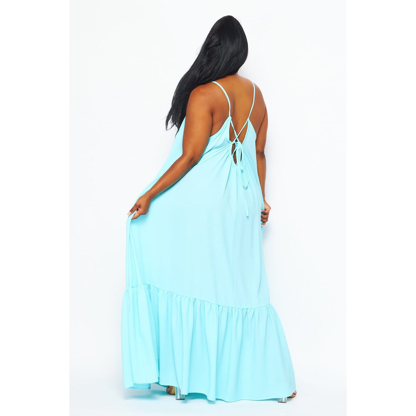 Chiffon Maxi Dress, Sizes up to 3X, Womens fashion over 40