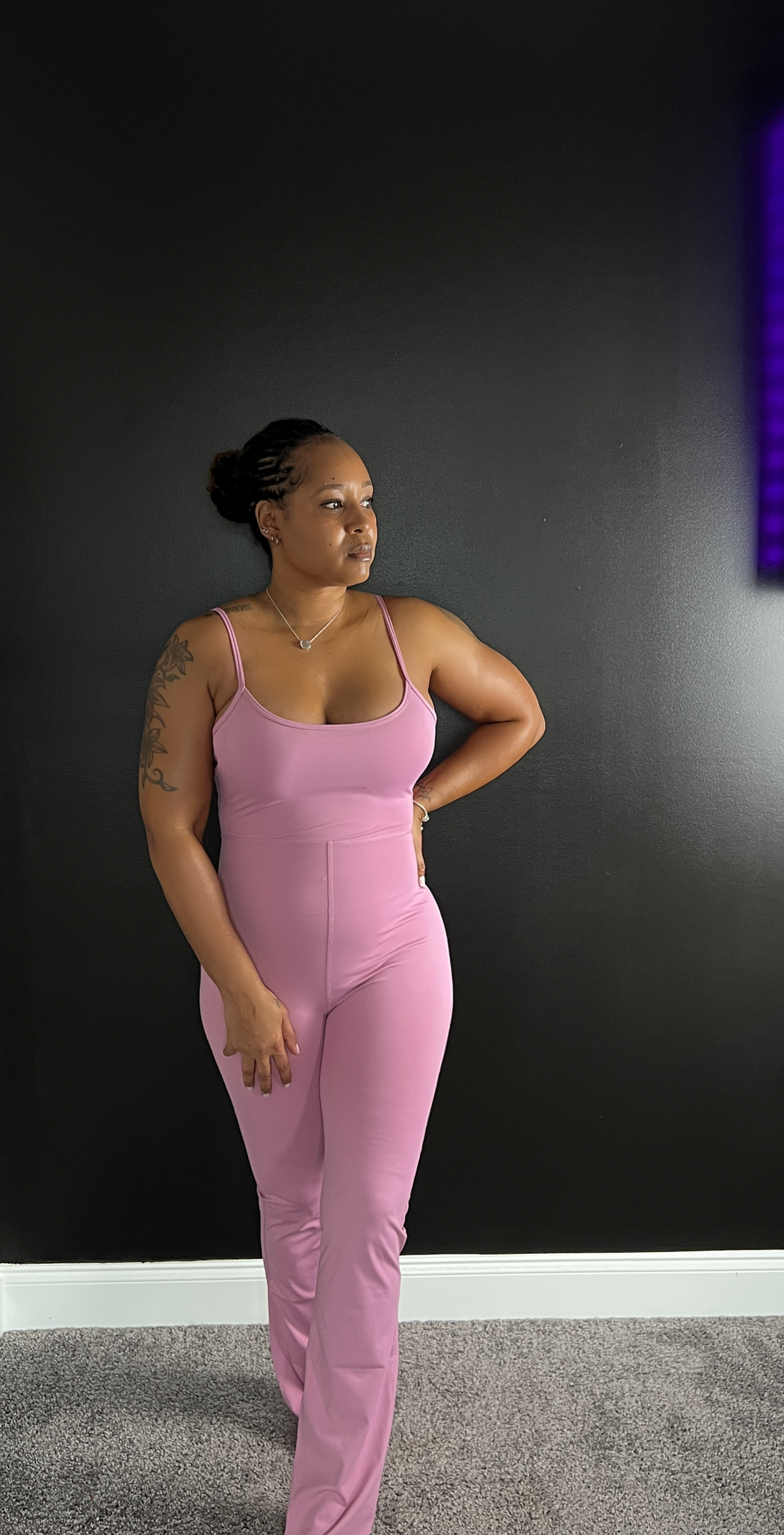 LG Sculpted Motion Flare Jumpsuit