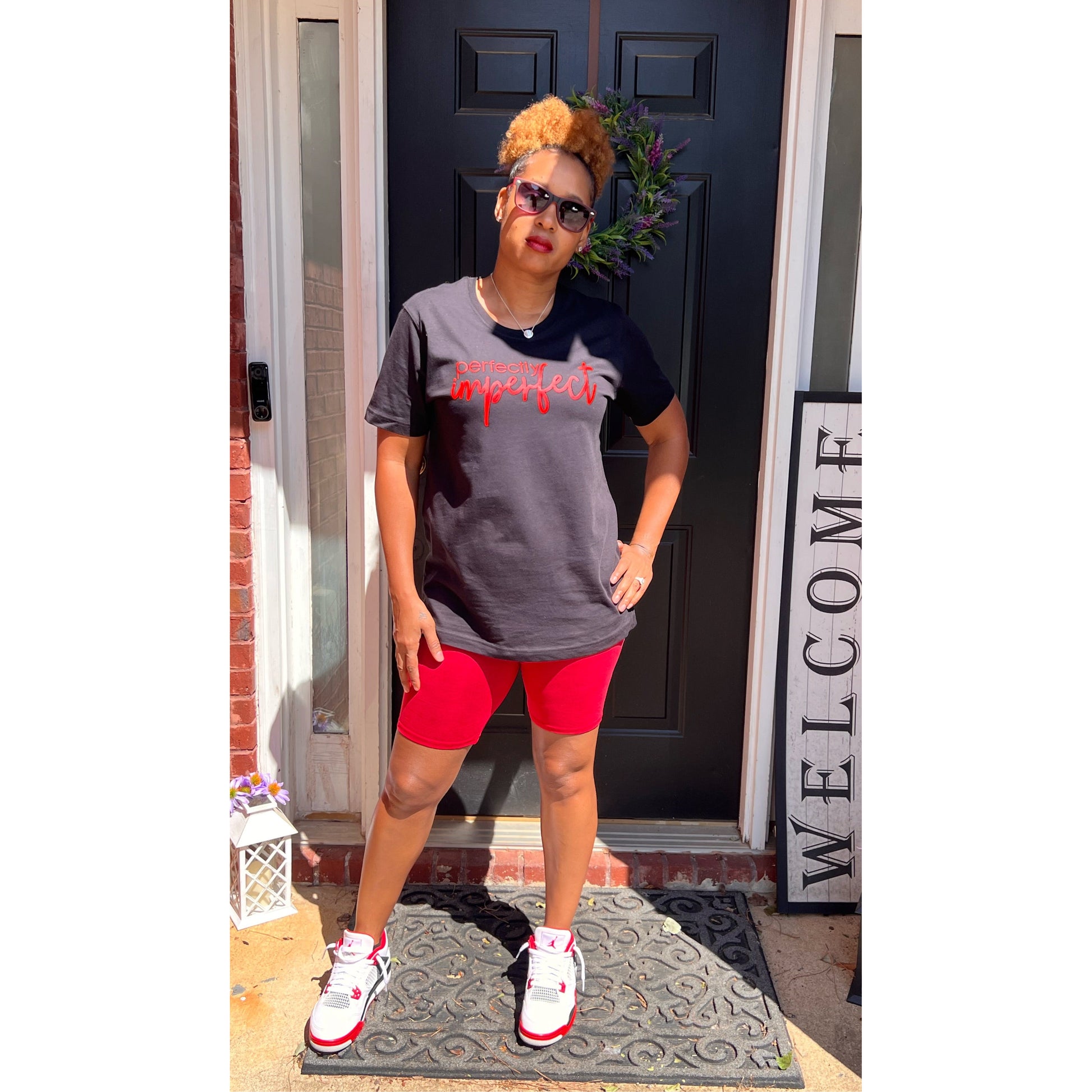 Black Perfectly Imperfect short sleeve TShirt