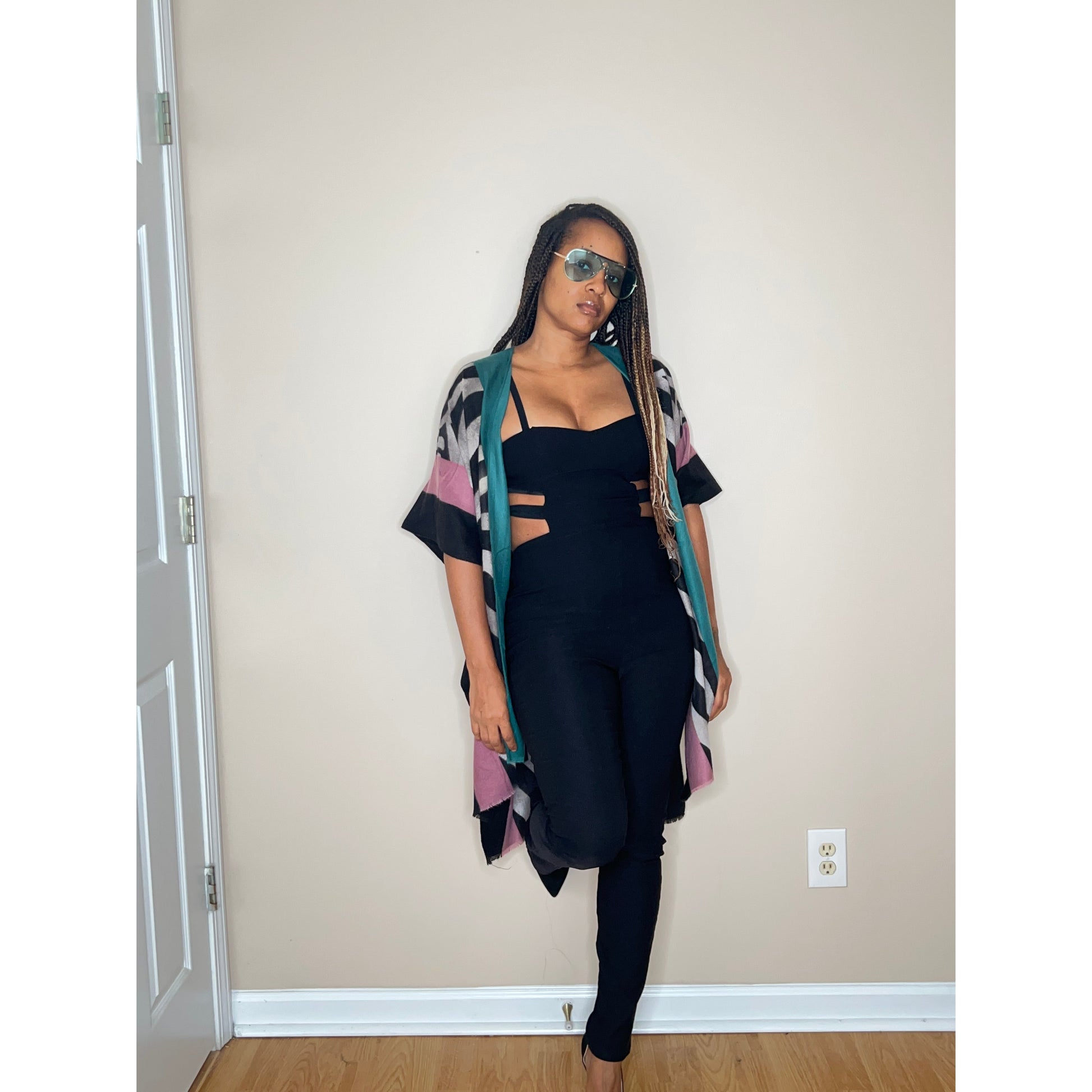 Animal Print Fringe Kimono perfect for all year women styles over 40